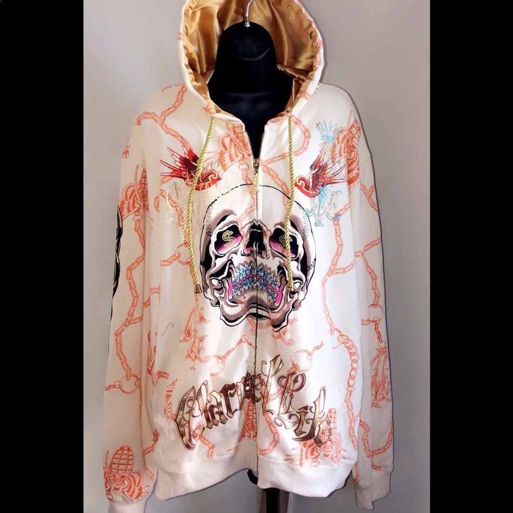Christian Audigier Charmed Life Hoodie NWT